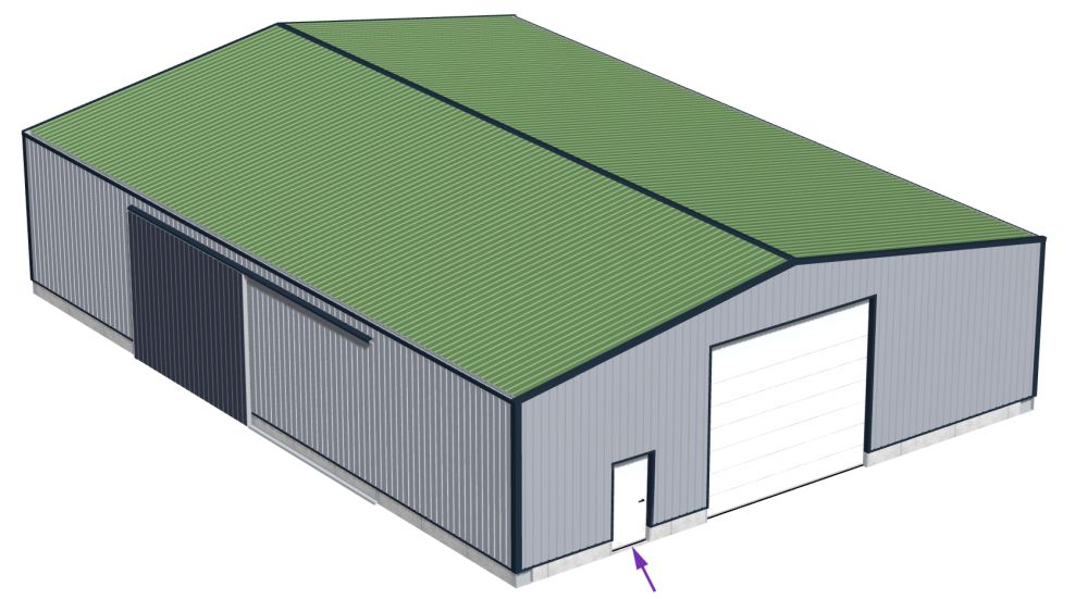Solutions de portes pour bâtiment et hangar agricole